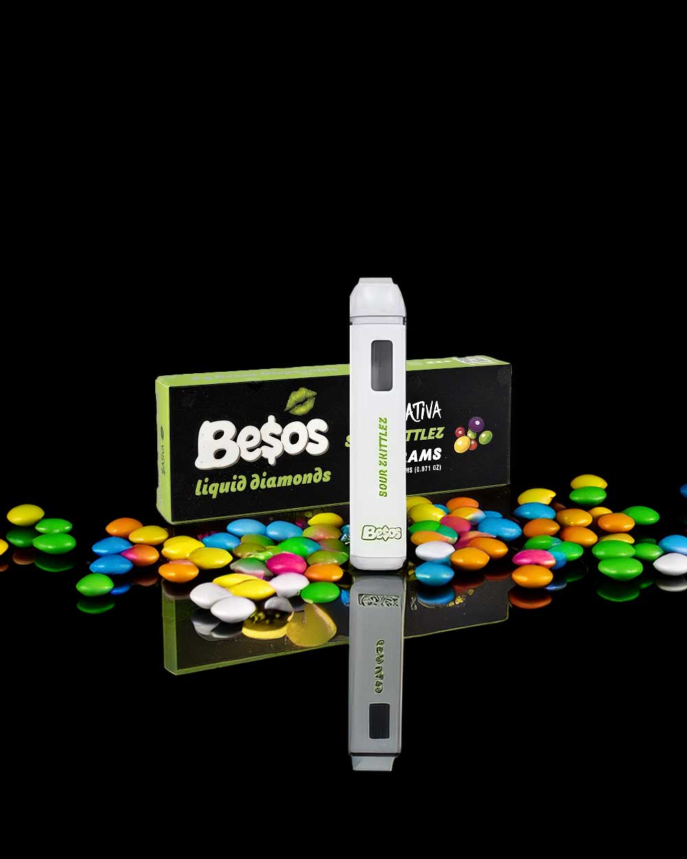 Besos 2g - Sour Skittles / Sativa - Vapeando Ando vape shop