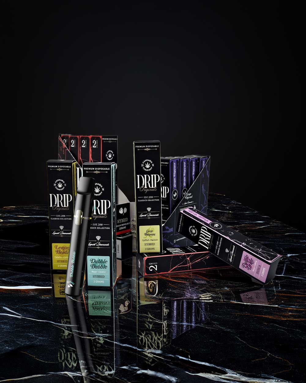 Drip Originals 2g - Lemon Headz - Hybrid - Vapeando Ando vape shop