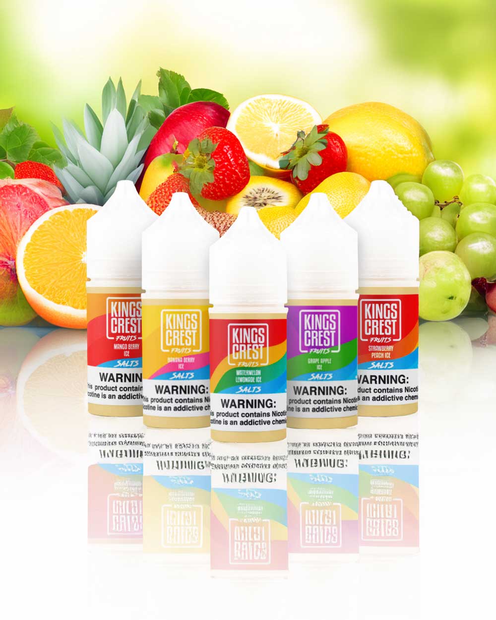 Kings Crest Fruits - Nic Salt - Watermelon Lemonade Ice / 35mg - Vapeando Ando vape shop