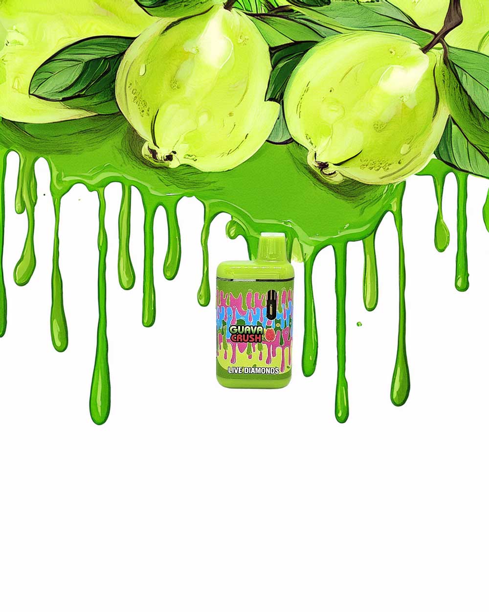 Packmand Pod 2g live resin + liquid diamonds - Guava Crush / Indica - Vapeando Ando vape shop