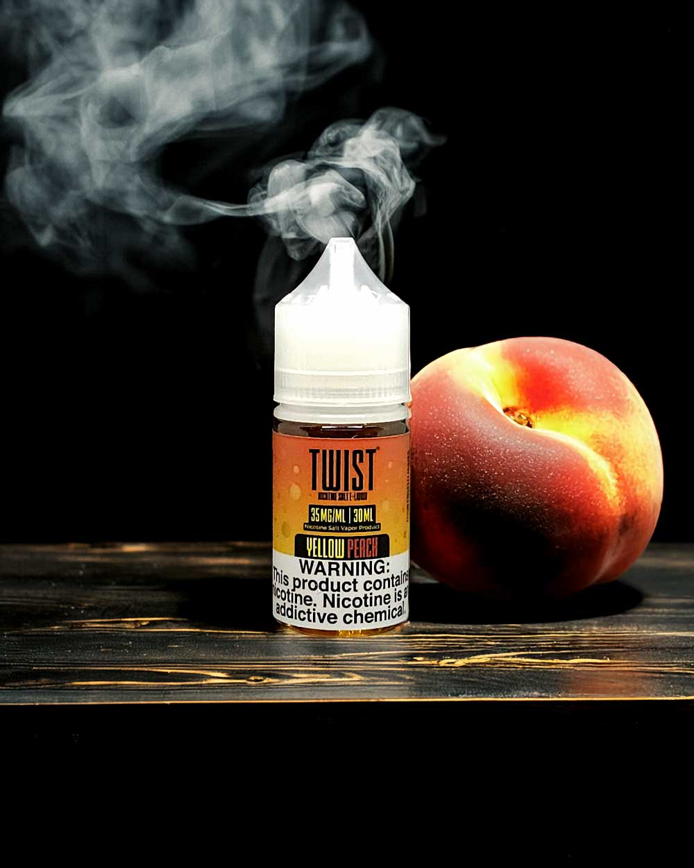 Twist 35mg - Nic salt - Yellow Peach - Vapeando Ando vape shop