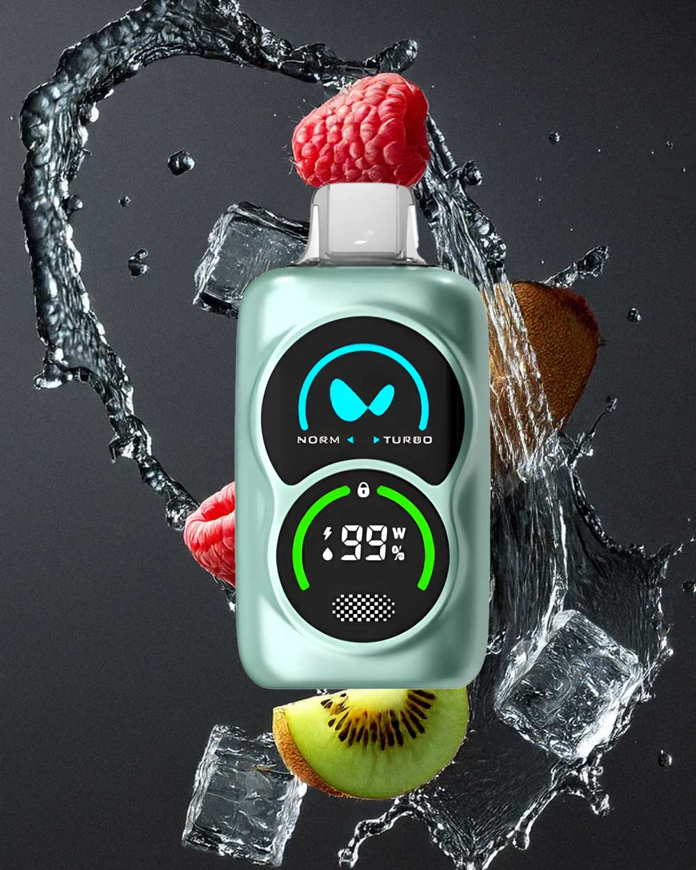 Waka DUO 25000 - Strawberry Kiwi Ice - Vapeando Ando vape shop