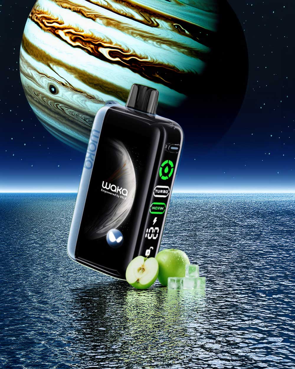 Waka Jupiter 50000 - Sour Apple - Vapeando Ando vape shop