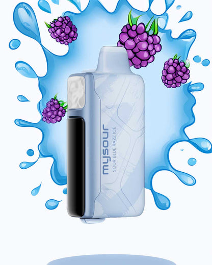 Adjust MySour 40000 - Sour Blue Razz Ice - Vapeando Ando vape shop