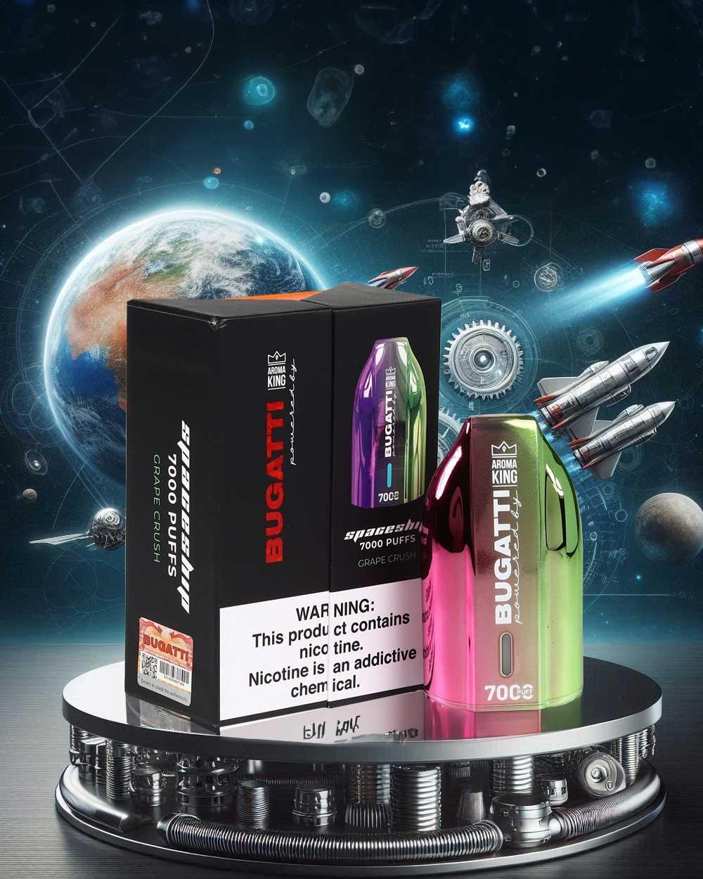 Bugatti Spaceship 7000 - Double Mint - Vapeando Ando vape shop