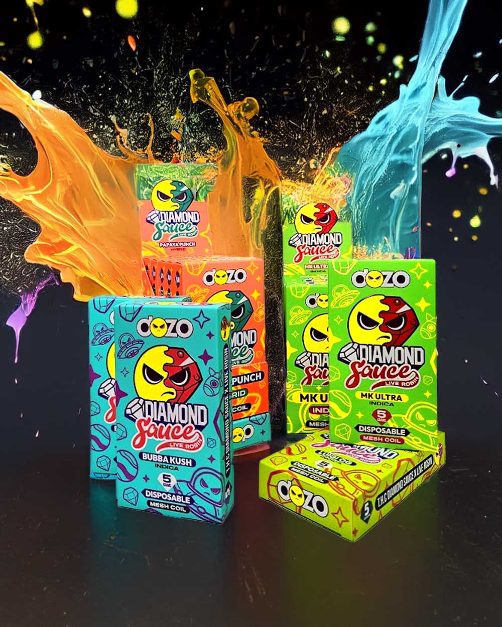 Dozo Diamond Sauce 5g - MK Ultra - Delta 111 - Indica - Vapeando Ando vape shop