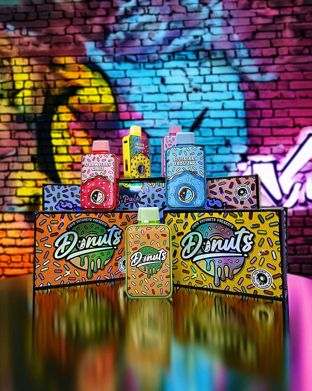 Fryd Donuts 2g - Fruity Pebbles - Hybrid - Vapeando Ando vape shop
