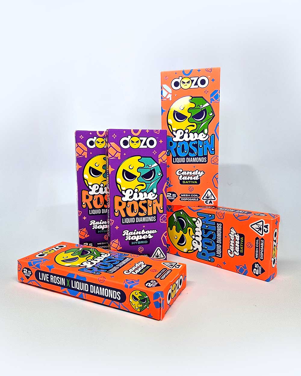 Dozo Live Rosin - THC Liquid Diamonds - Candy Land - Sativa - Vapeando Ando vape shop