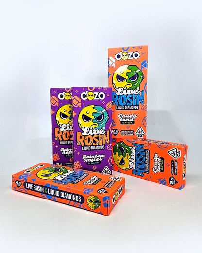 Dozo Live Rosin - THC Liquid Diamonds - Candy Land - Sativa - Vapeando Ando vape shop
