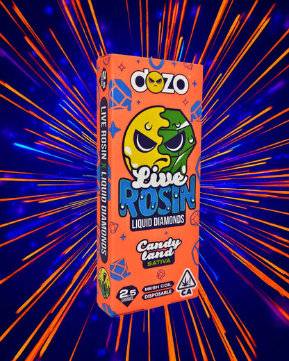 Dozo Live Rosin - THC Liquid Diamonds - Candy Land - Sativa - Vapeando Ando vape shop