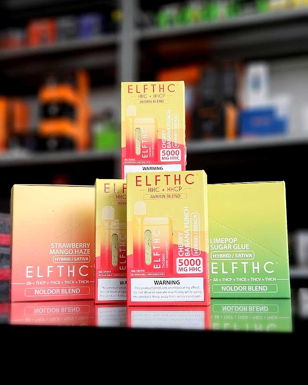 ELFTHC THC5000 - Cherry Banana (Avarin/Indica) - Vapeando Ando vape shop