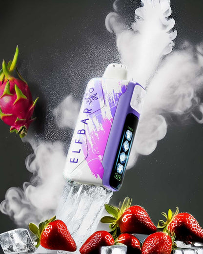 ELFBAR Ice King 40000 - Sour Strawberry Dragonfruit - Vapeando Ando vape shop