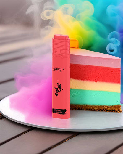 Highlight Office 6000 - Strawberry Cheescake - Vapeando Ando vape shop