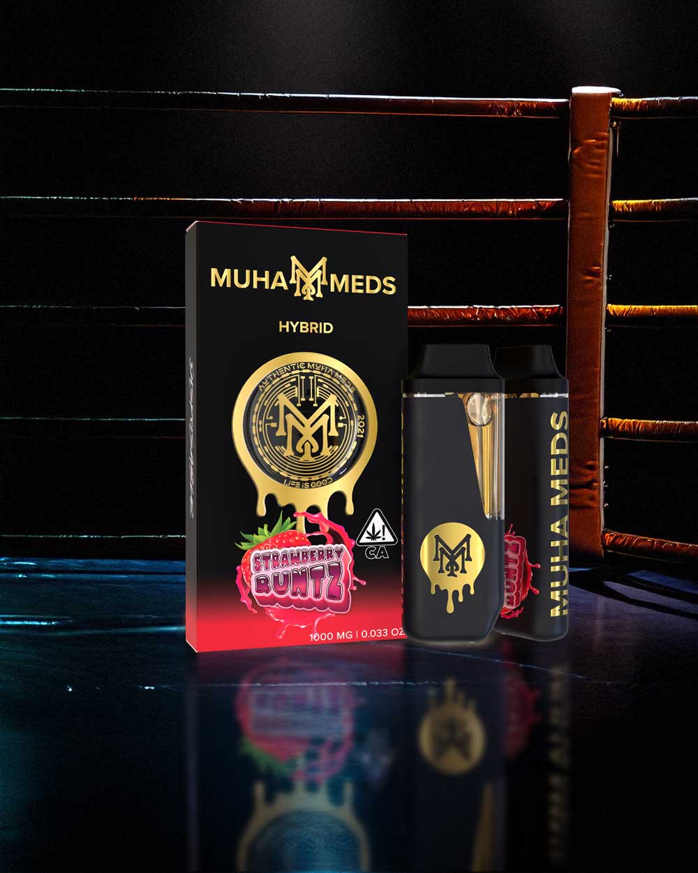 Muha Meds 2g - Pineapple - Sativa - Vapeando Ando vape shop