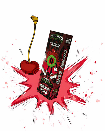 Psycodelia 2.5g - Cherry Bomb - Vapeando Ando vape shop