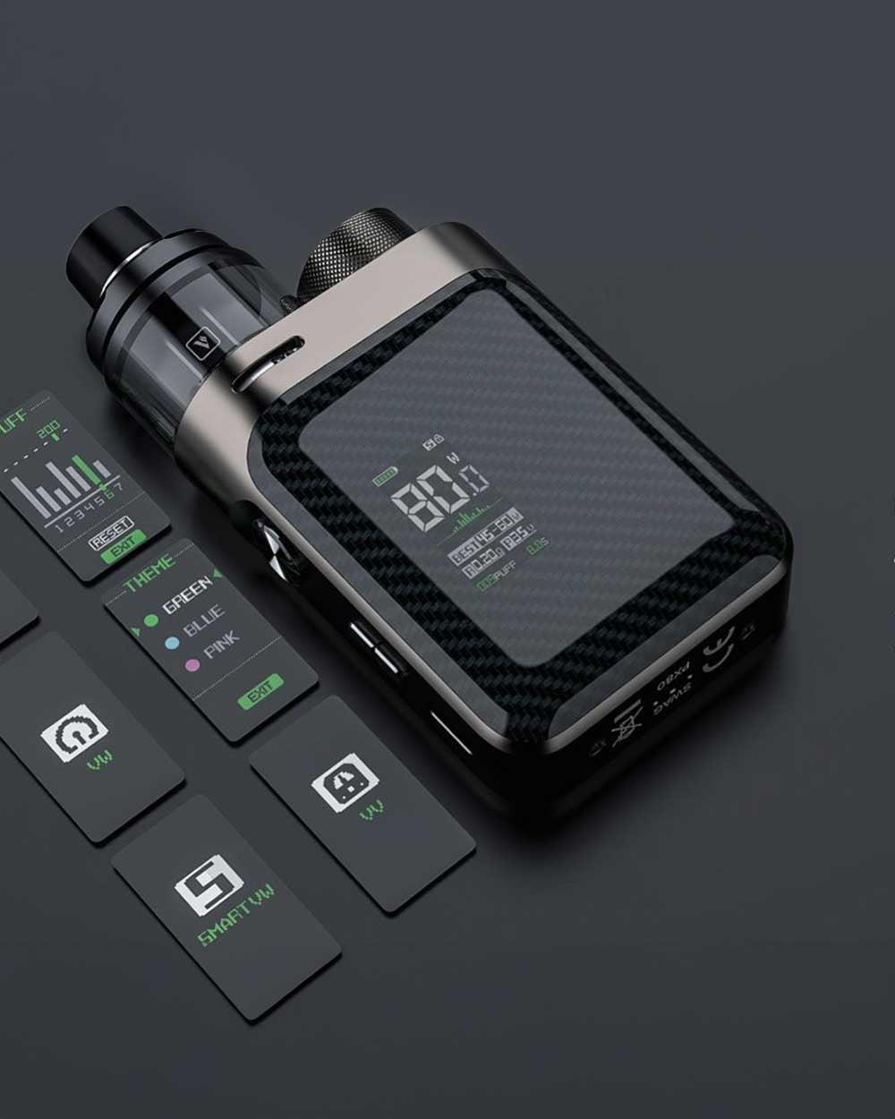 Swag PX80 - Brick Black - Vapeando Ando vape shop
