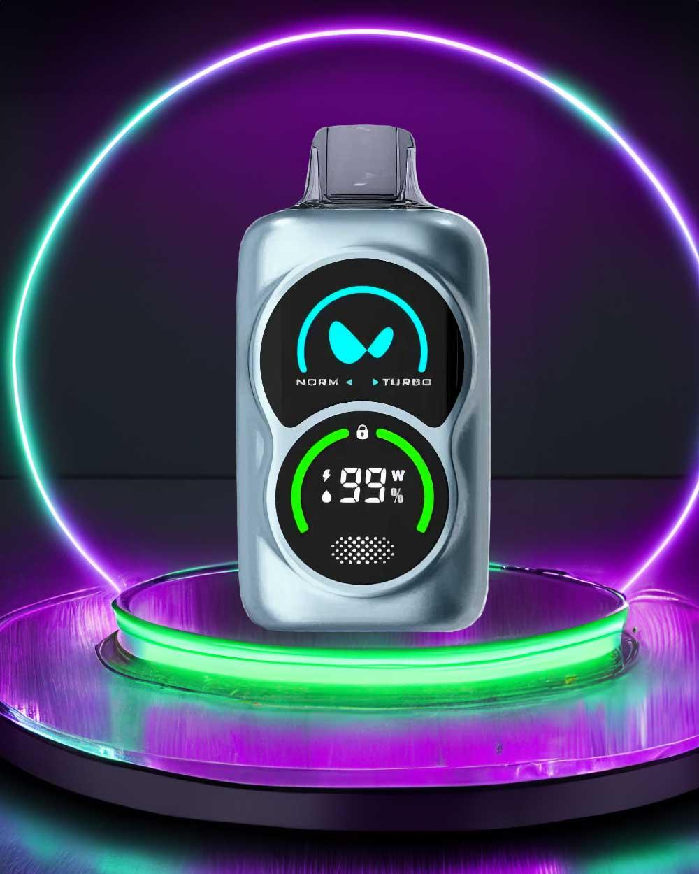 Waka DUO 25000 - Banana Raspberry Ice - Vapeando Ando vape shop