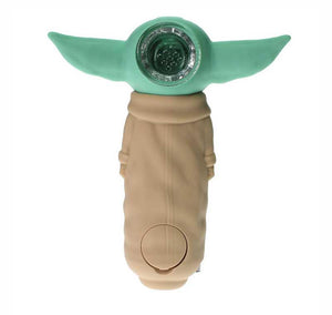 Pipa Baby Yoda de silicón