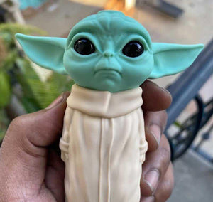 Pipa Baby Yoda de silicón